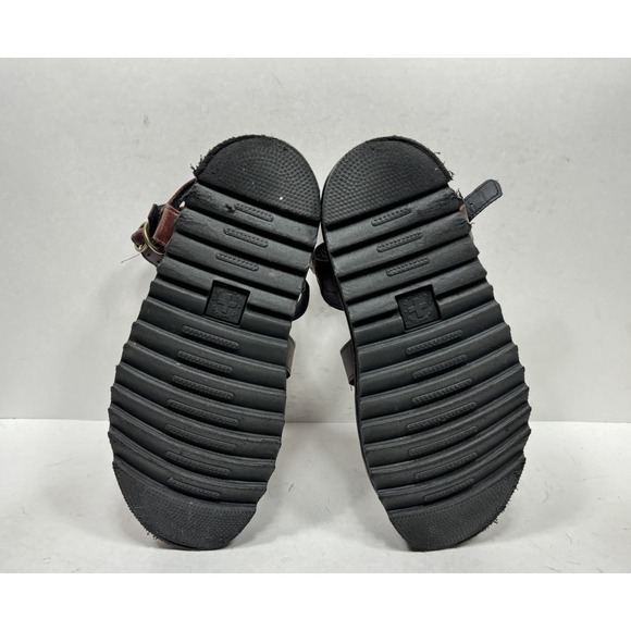 Dr. Martens Adaira Brando Gladiator Sandals Women's Size 8 Brown Leather Shoes - Picture 6 of 7